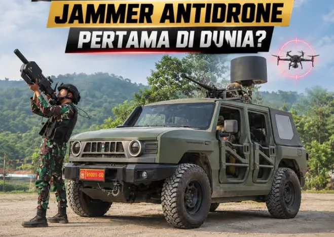 Maung MV3 Mobile Jammer buatan PT Pindad.