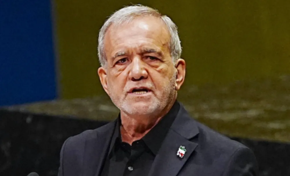 Presiden Masoud Pezeshkian dari Iran.