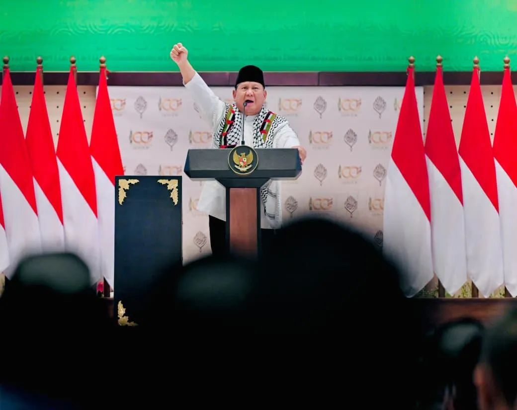 Presiden Prabowo di Gontor.