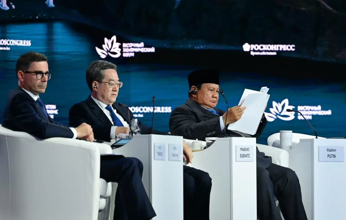 Presiden Prabowo adalah tamu kehormatan utama dalam Eastern Economic Forum (EEF) ke-11 di Vladivostok, Rusia, pada Kamis, 3 September 2026.