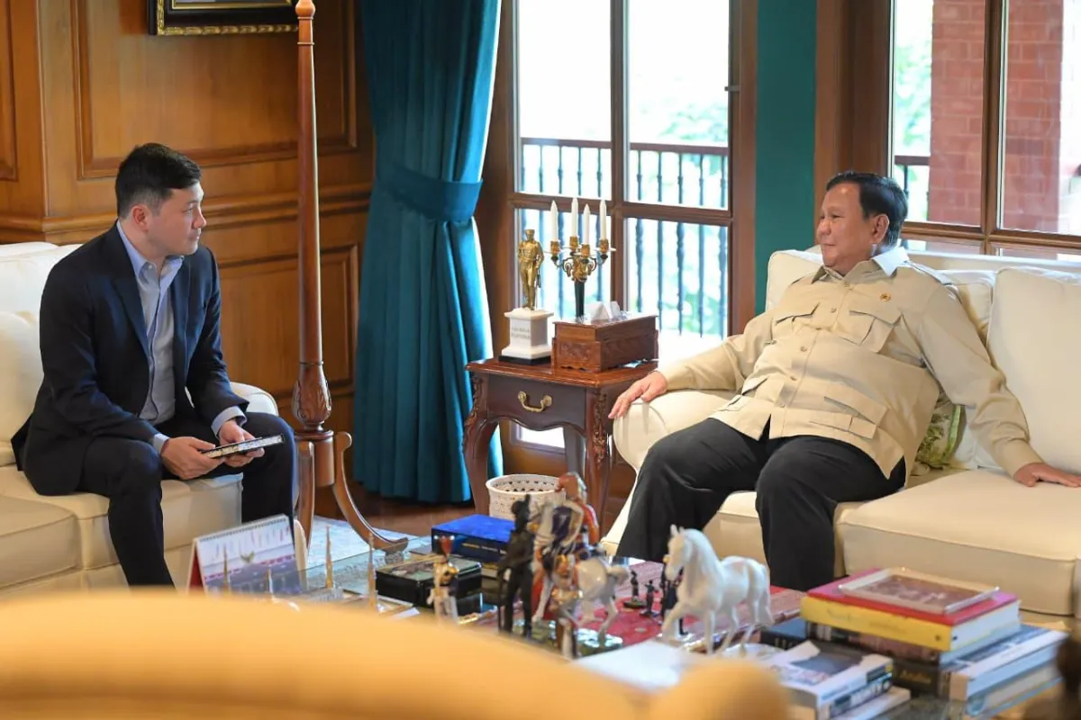 Prabowo Subianto menerima Duta Besar Amerika Serikat untuk ASEAN Kevin Kim