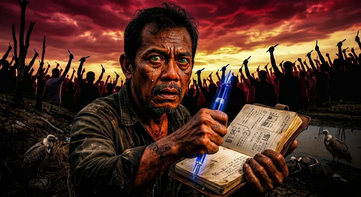 Ilustrasi peramu aksara.