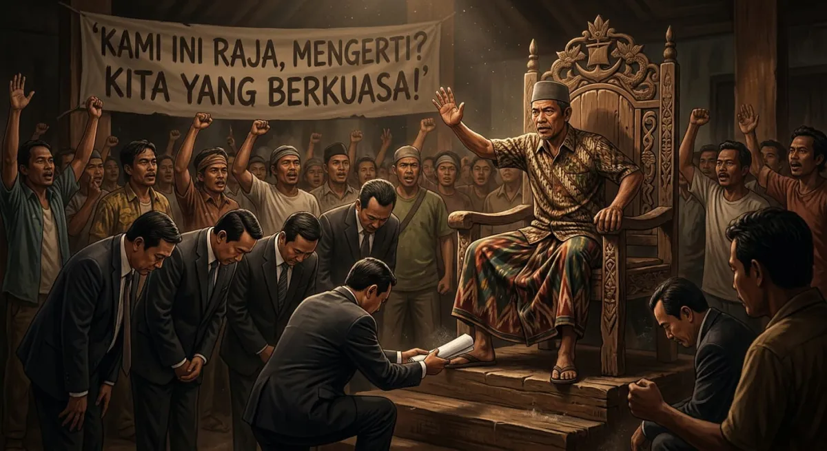Ilustrasi "kami ini raja."