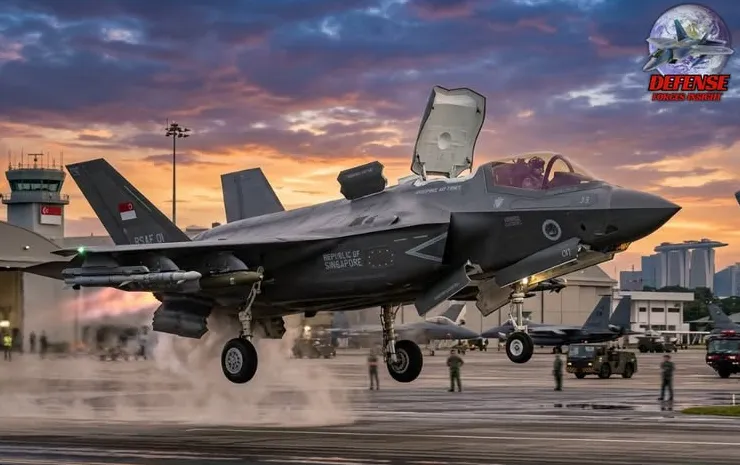 Pesawat F-35 milik Singapura.