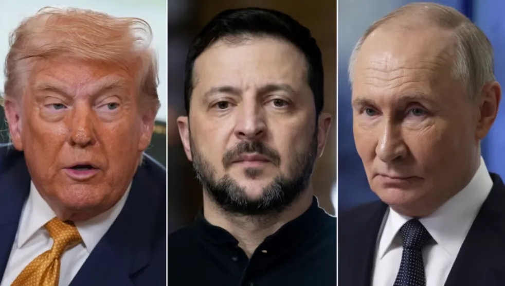 Trump, Zelensky, Putin.