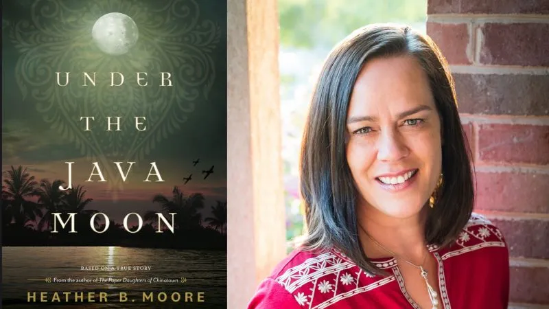 Cover buku dan penulisnya Heather B. Moore.