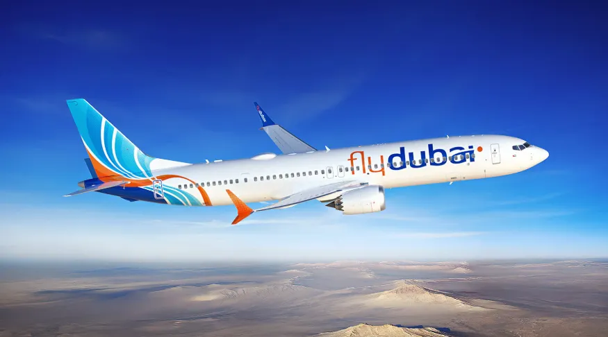 Ilustrasi penerbangan Flydubai.