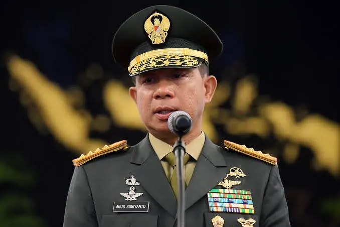 Panglima TNI Jenderal Agus Subiyanto.