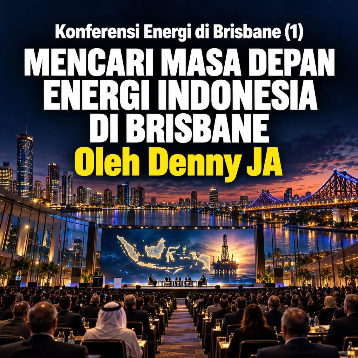 Ilustrasi konferensi energi di Brisbane.
