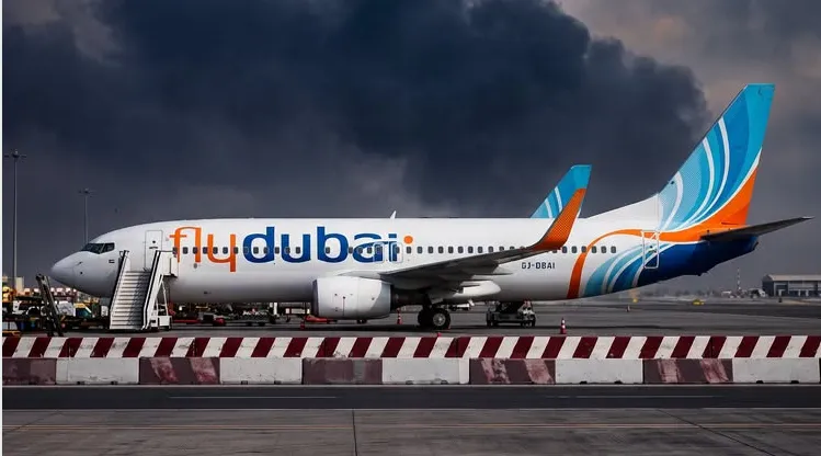 Ilustrasi penerbangan Flydubai.