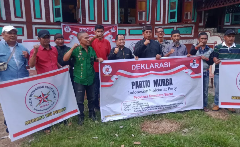 Para aktivis Partai Musyawarah Rakyat Banyak (Murba).