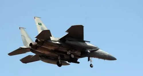 Pesawat tempur F-15 Arab Saudi.