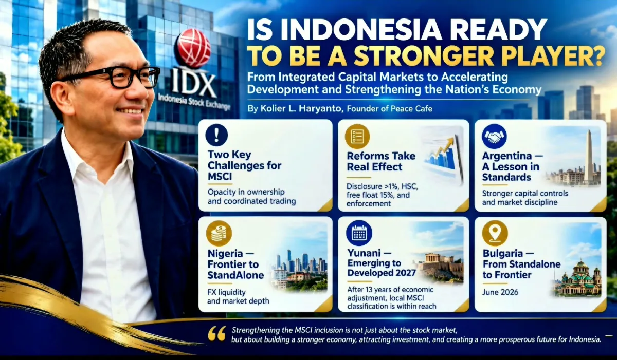 Kolier L. Haryanto, Pendiri Peace Café.