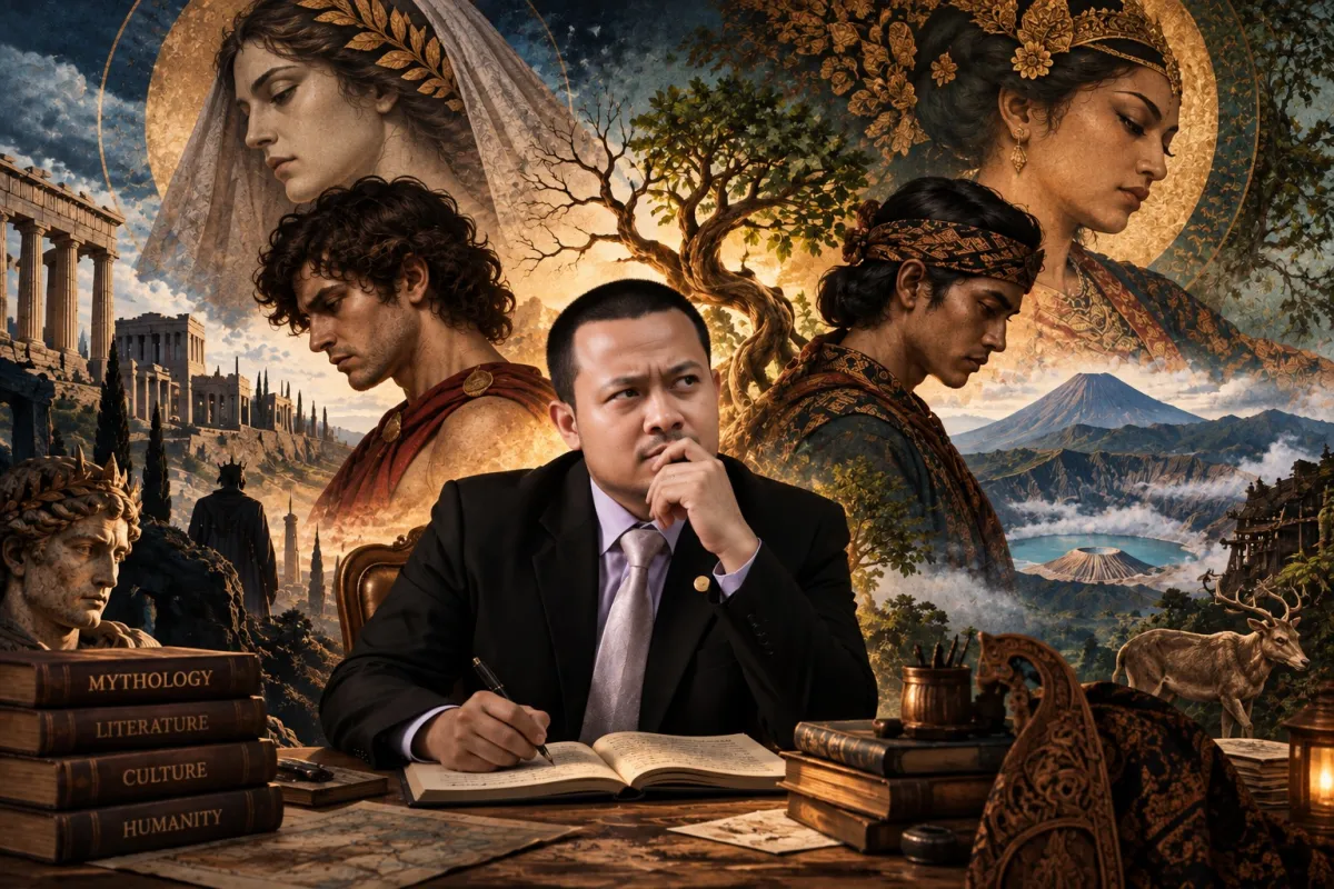 Ilustrasi membandingkan Oedipus dan Sangkuriang.