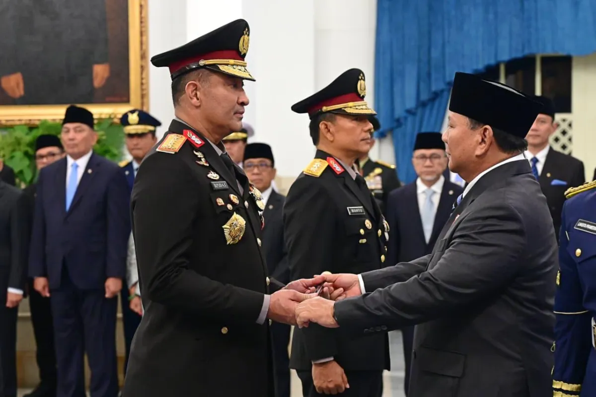 Pelantikan dilaksanakan di Istana Negara, Jakarta, pada Kamis, 1 Oktober 2026.