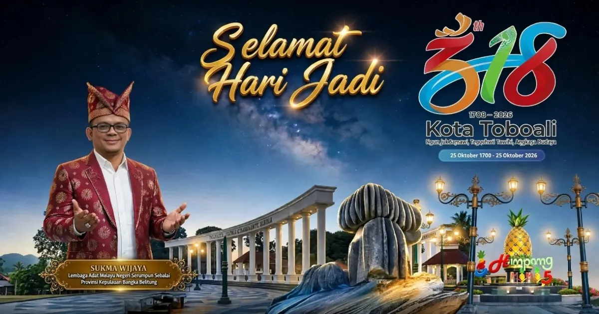 Sukma Wijaya dan HUT Kota Toboali.