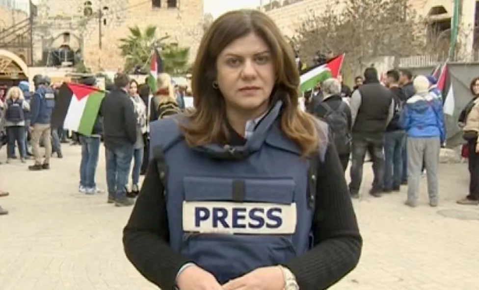 Jurnalis Al Jazeera Shireen Abu Akleh, yang dibunuh oleh pemukim Yahudi Israel.
