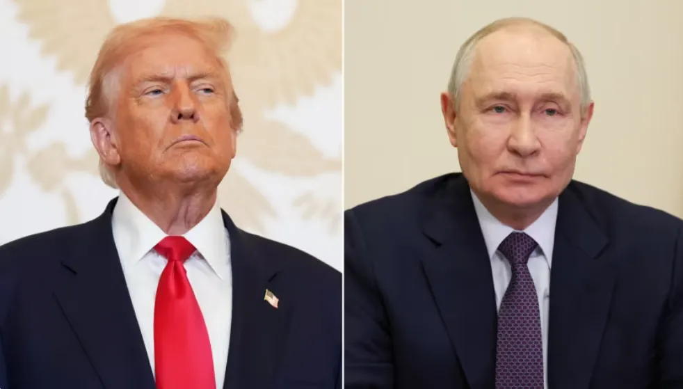 Donald Trump dan Vladimir Putin.