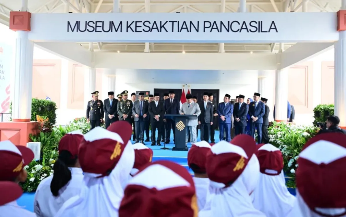 Museum Kesaktian Pancasila berada di kawasan Monumen Pancasila Sakti, Lubang Buaya, Jakarta.