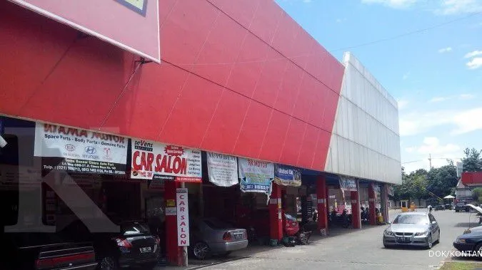 Sentra Penjualan Onderdil Mobil di Pasar Segar Cinere Mulai Beroperasi Meski Pengunjung Masih Sepi