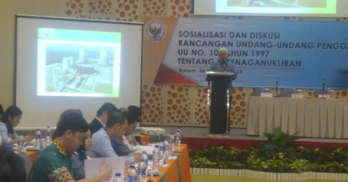 Bapeten Dorong Revisi RUU Ketenaganukliran untuk Menyesuaikan Perkembangan Teknologi