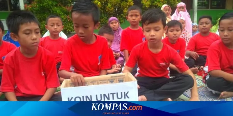 Siswa SD di Gunungkidul Sisihkan Uang Jajan untuk Korban Gempa Pidie Jaya